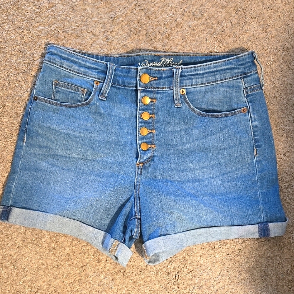 Universal Thread High Rise Denim Shorts - Picture 1 of 6